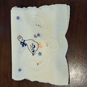 GOOSE Piano, Table, Dresser Runner 56.5" long 9.5" wide Cottage core Grandma cor